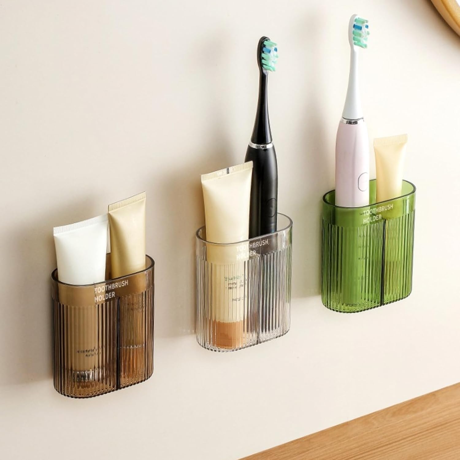 Fast-Attach Electric Toothbrush Holder for Walls YUSHTPO