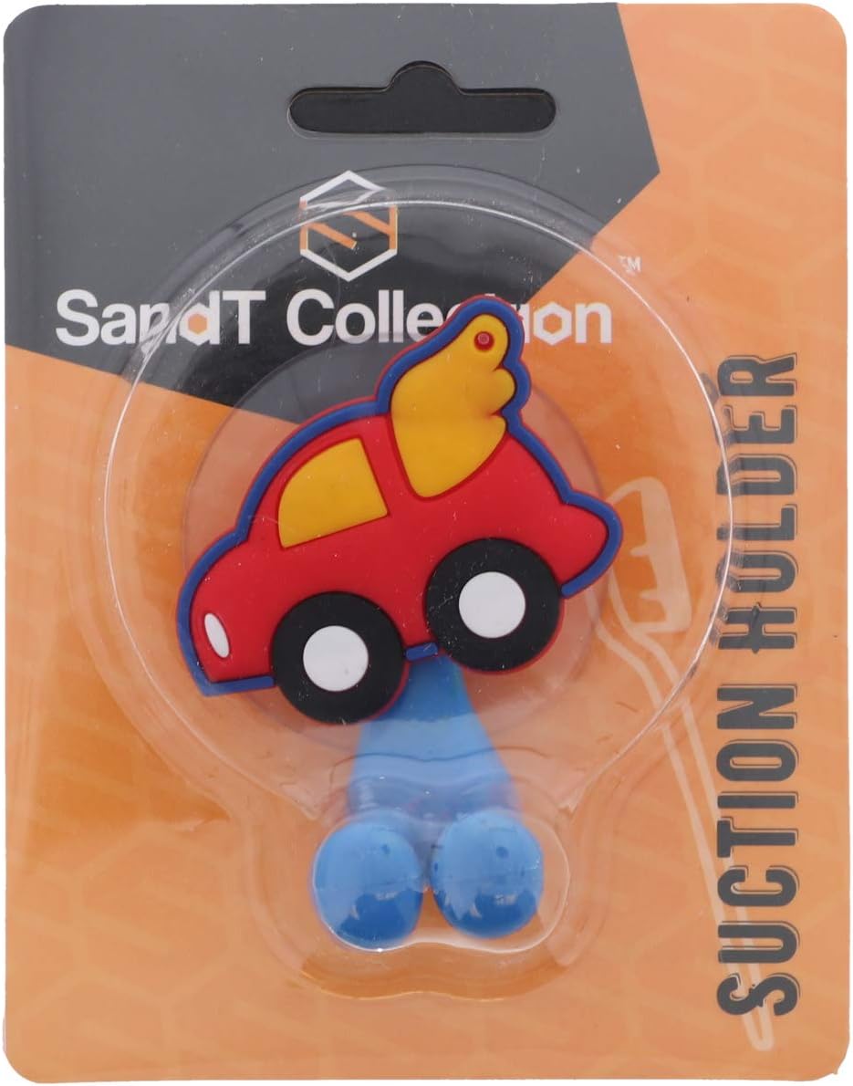 Car Suction Toothbrush Holder for Mirror Wall - Blue