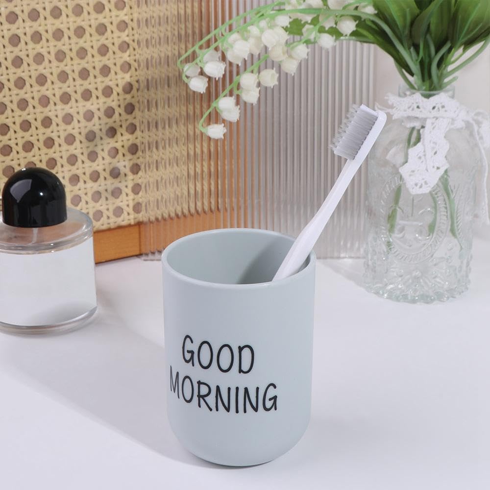 Plastic Toothbrush Holder White