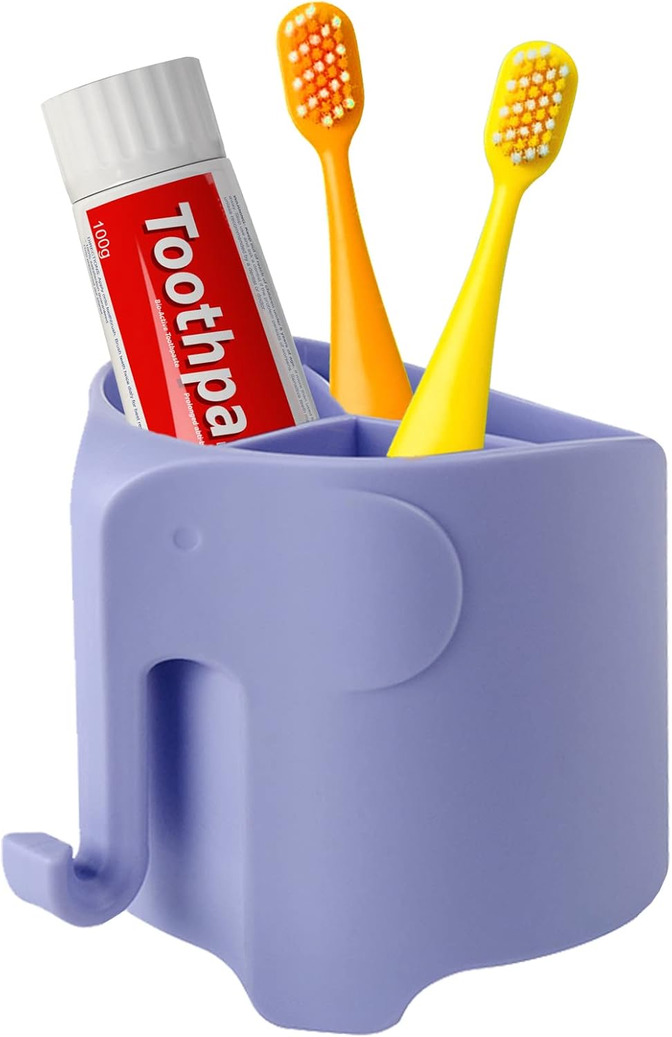 Suction Cup Elephant Toothbrush Holder for Kids