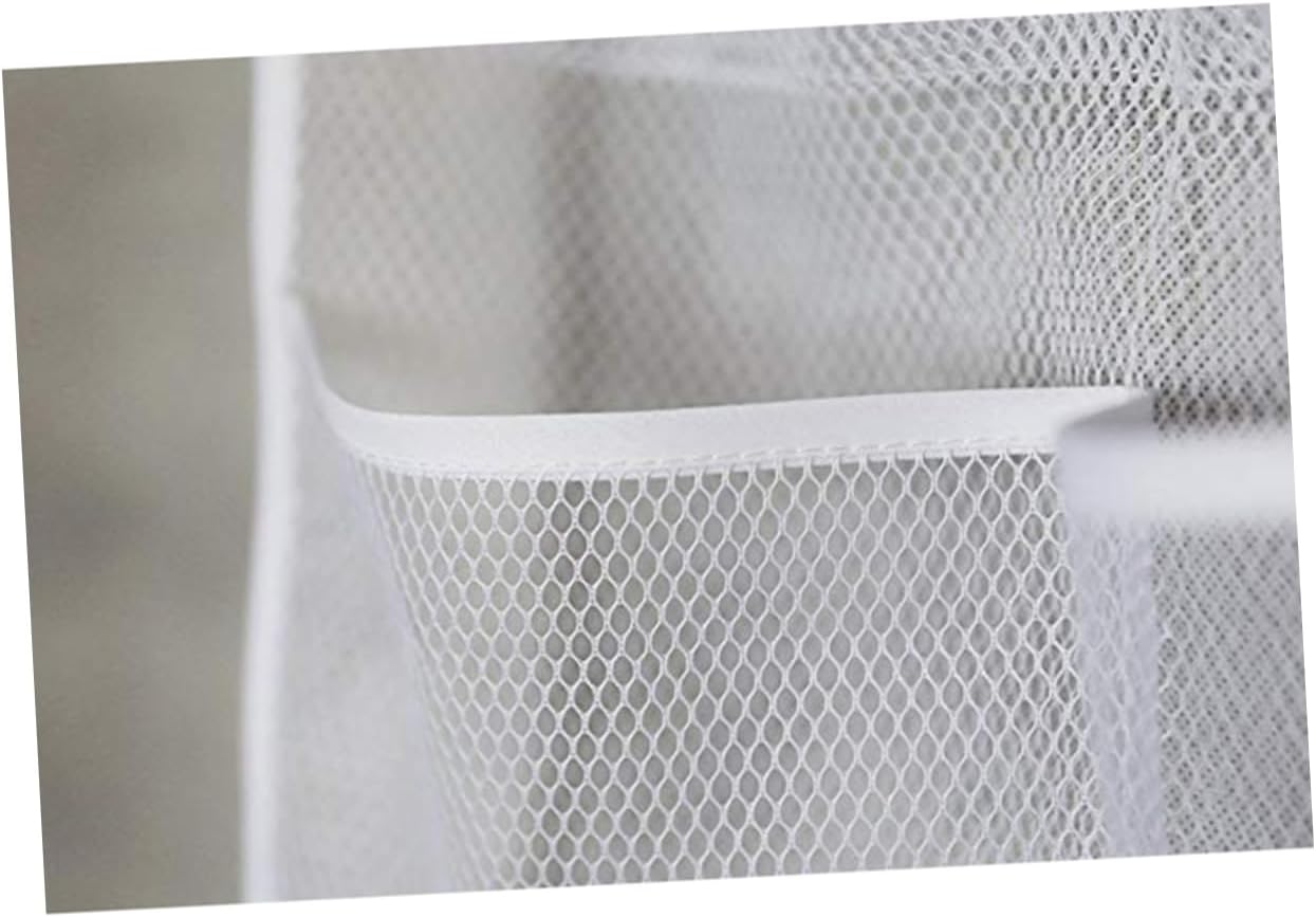 Hanging Mesh Shower Organizer Bag for Shampoo Conditioner and Toys