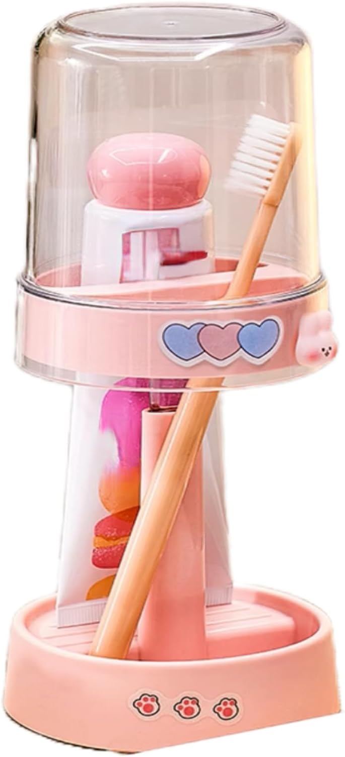 POMN Kids Toothbrush Holder with Cute Design for Kids