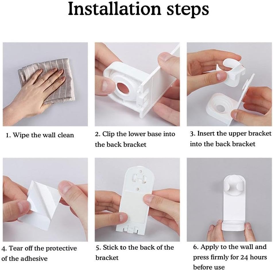 Safe Electric Toothbrush Holder Wall-Mounted Punch-Free