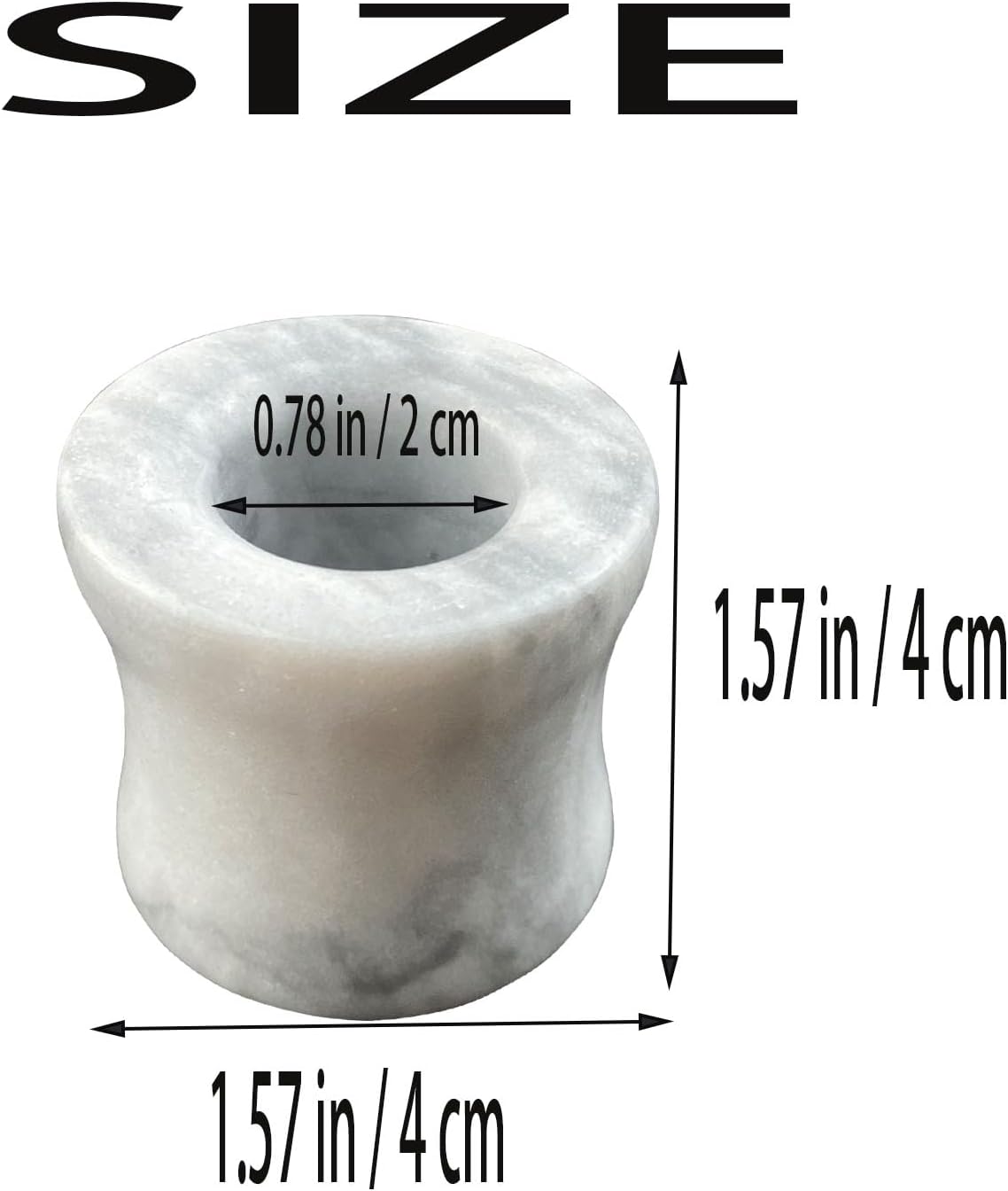 Natural Marble Toothbrush Holder Set
