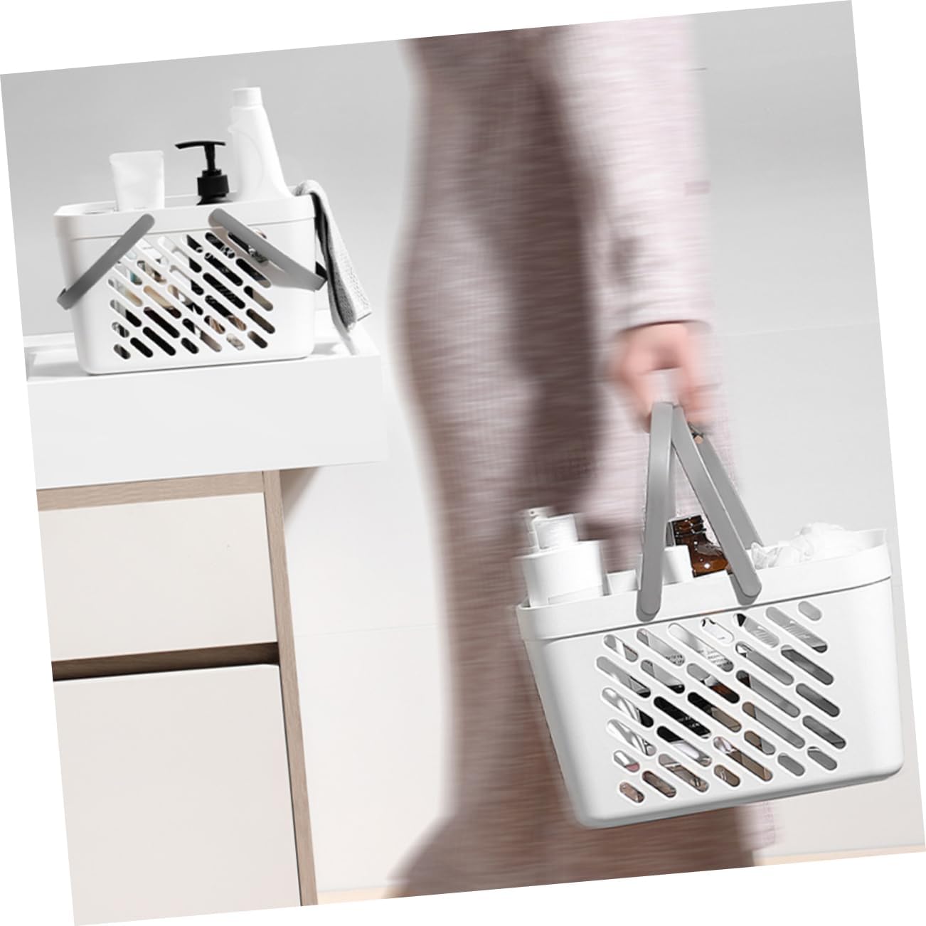 Compact Plastic Storage Basket for Office Home Use 1 Choice