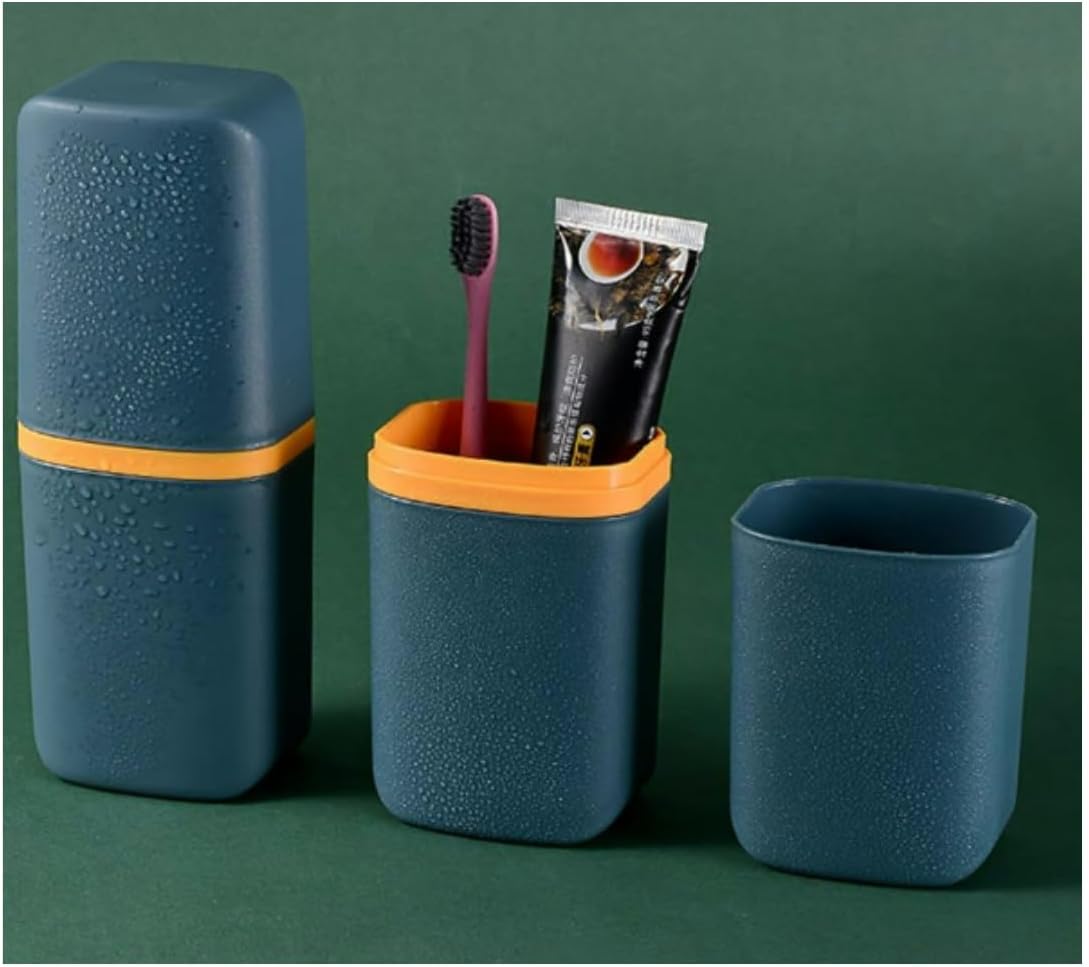 Portable Travel Toothbrush Holder Cup Case for Camping and Travel