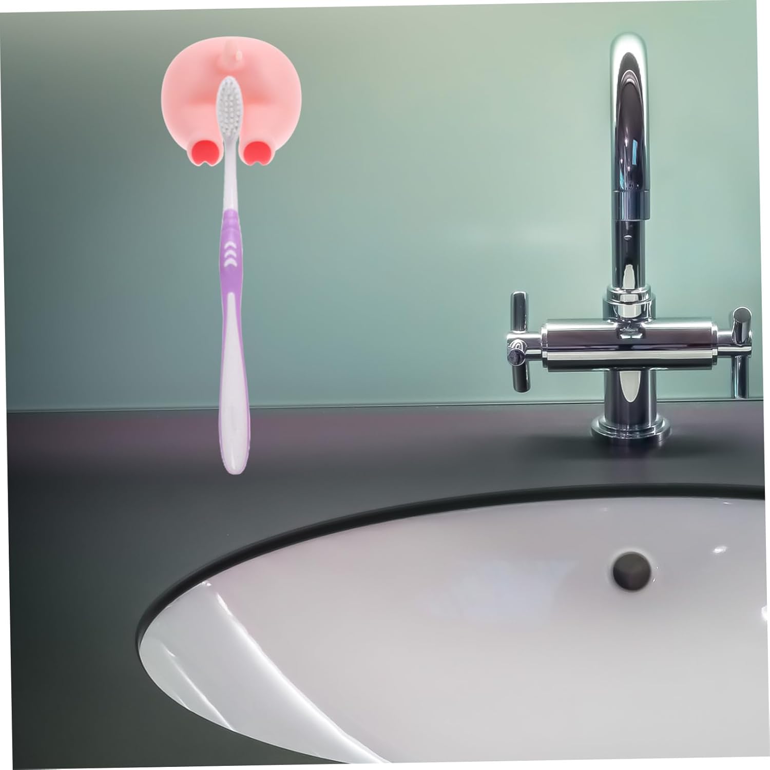 Unomor Cartoon Toothbrush Holder with Wall Hook