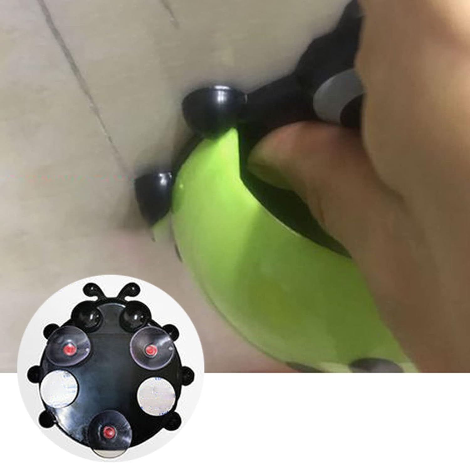 Adorable Ladybug Toothbrush Holder with Suction Cup