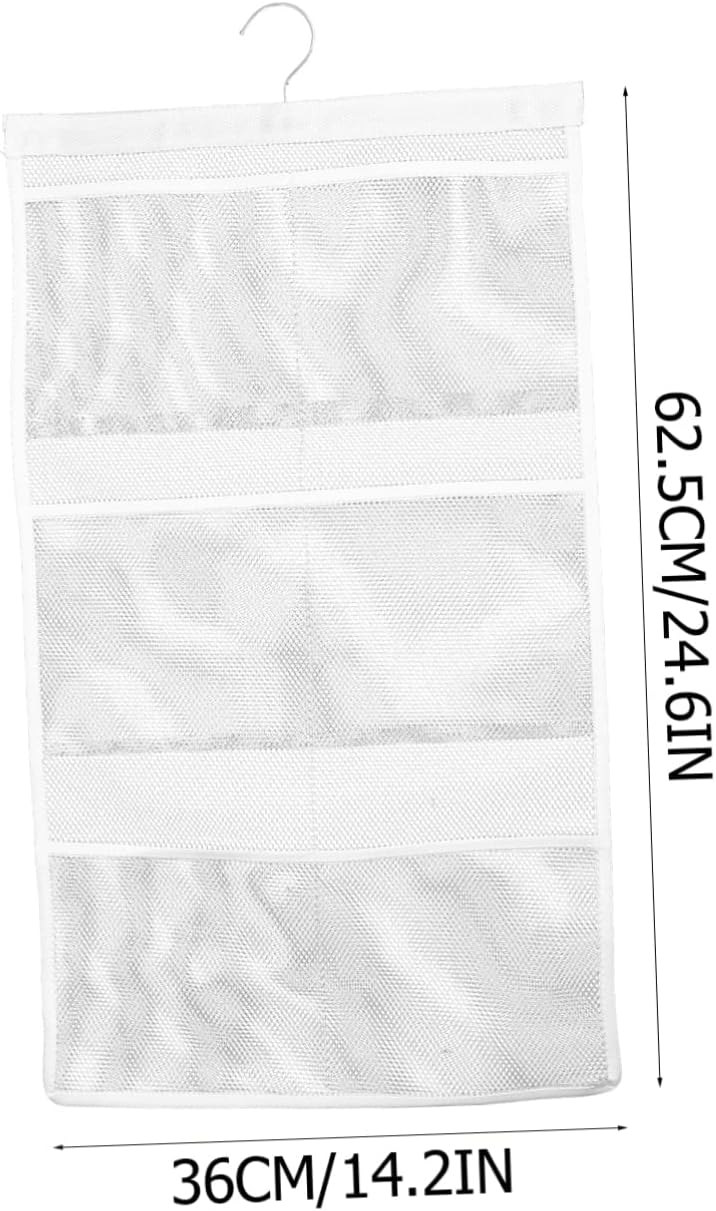 Versatile shower organizer bag for space-saving bathroom storage