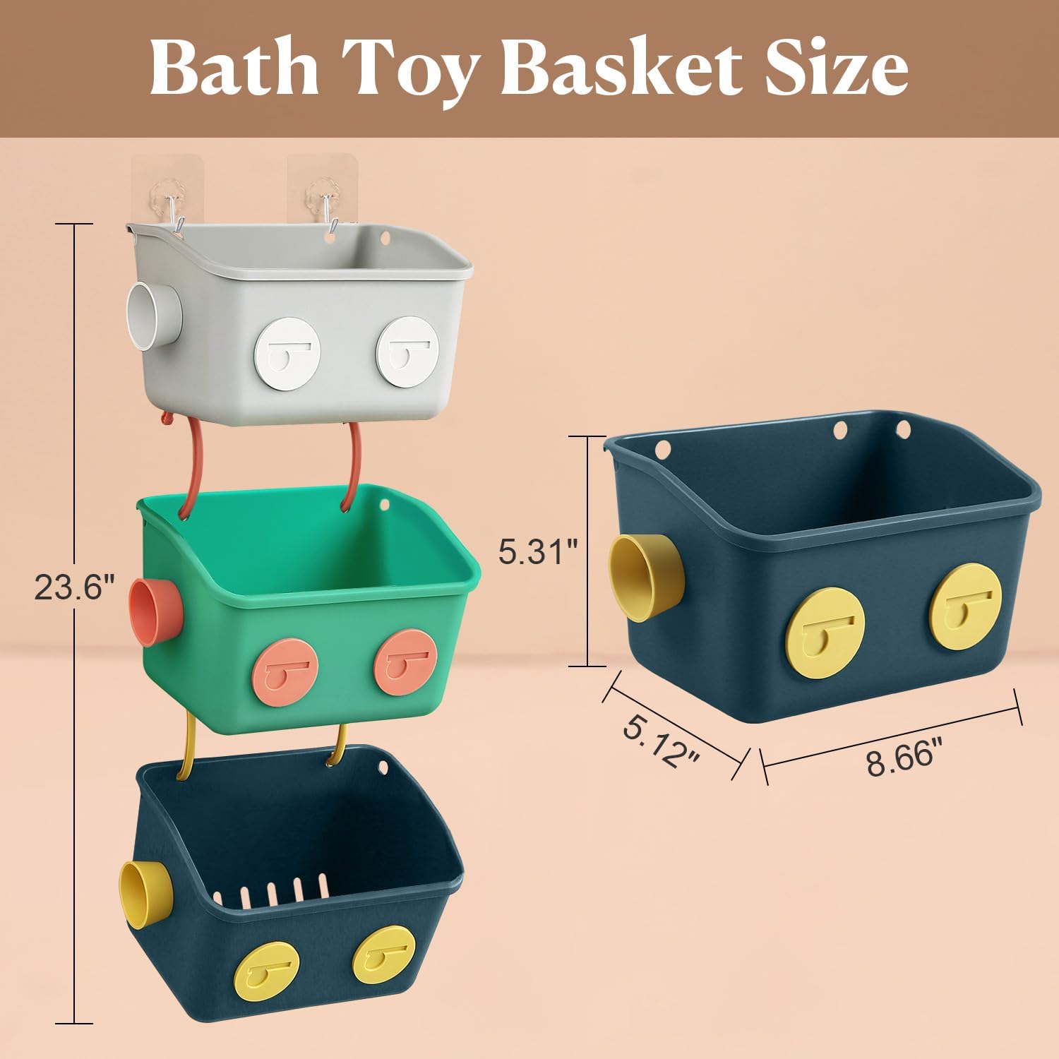 Robo-Bot Bath Organizer