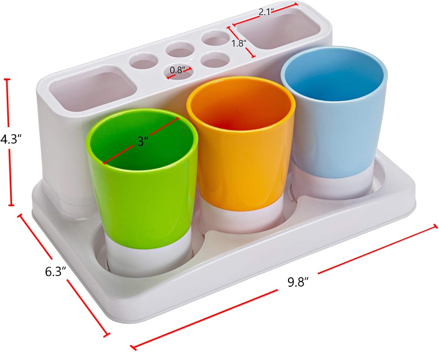 Aebeky Toothbrush Holder Kids Family Set