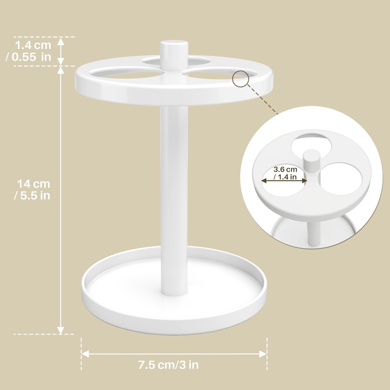 Songsoso Stainless Steel Bathroom Electric Toothbrush Holder