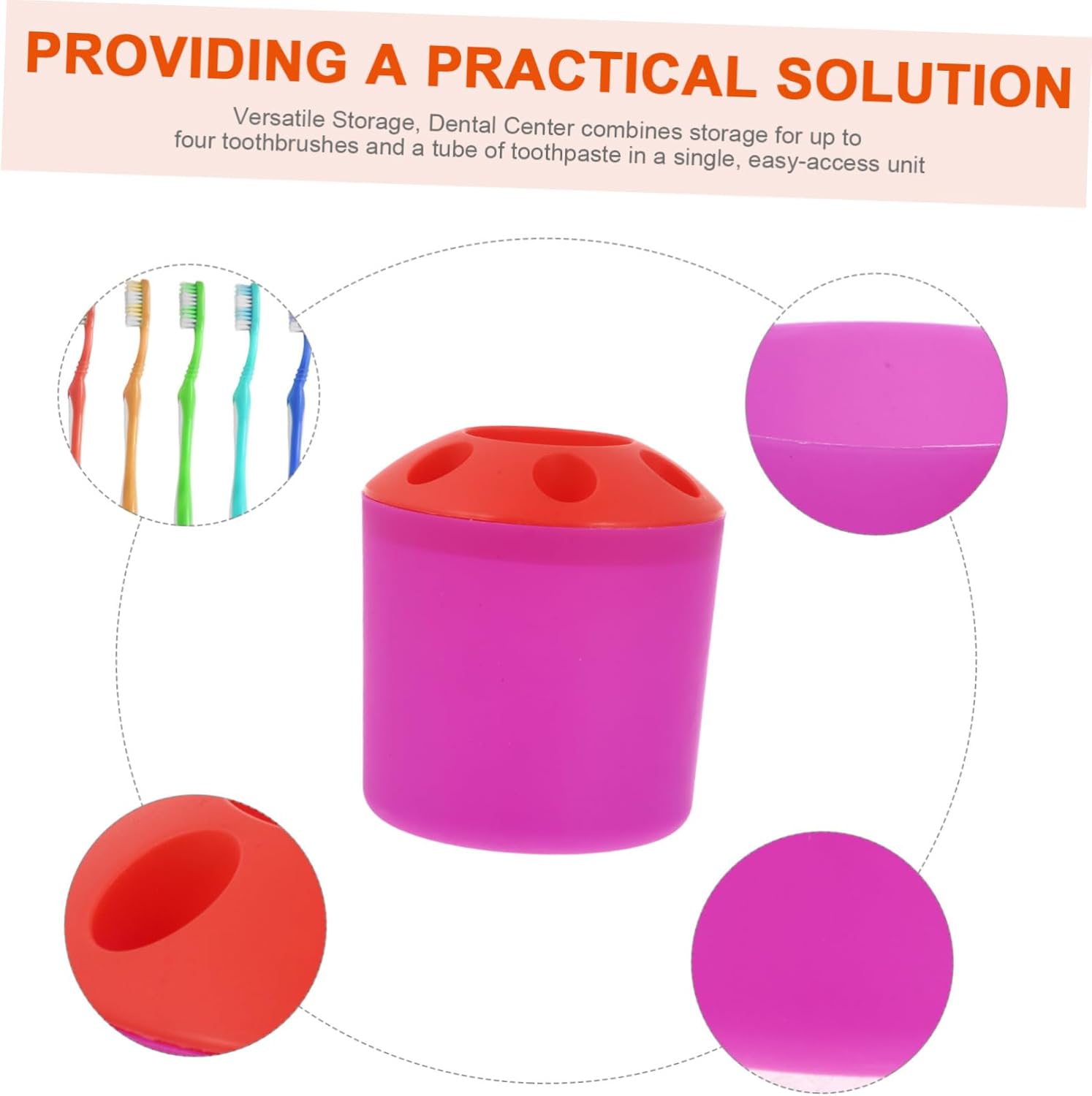 Efficient Toothbrush Toothpaste Organizer