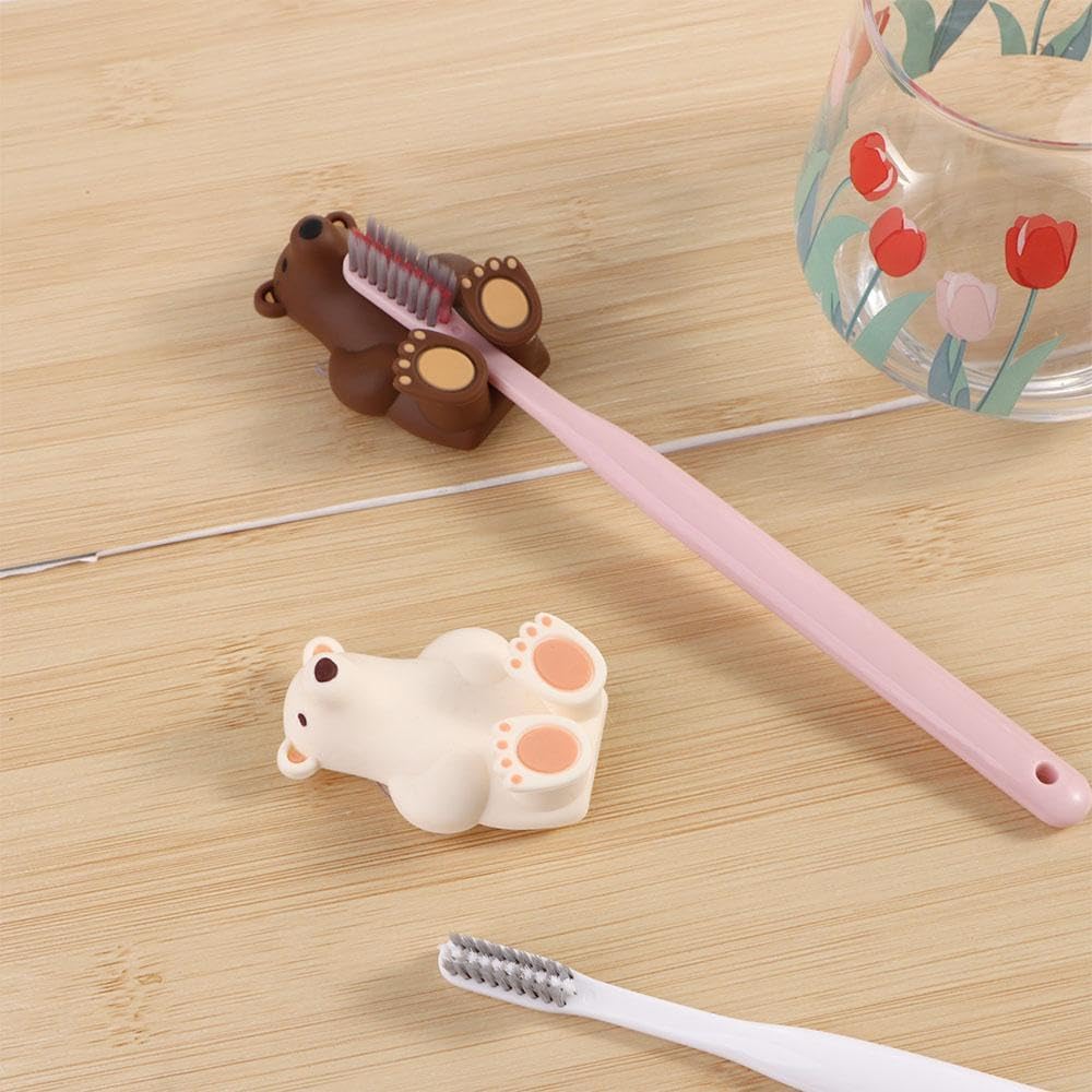 Perfectly Puzzling Polar Bear Toothbrush Holder