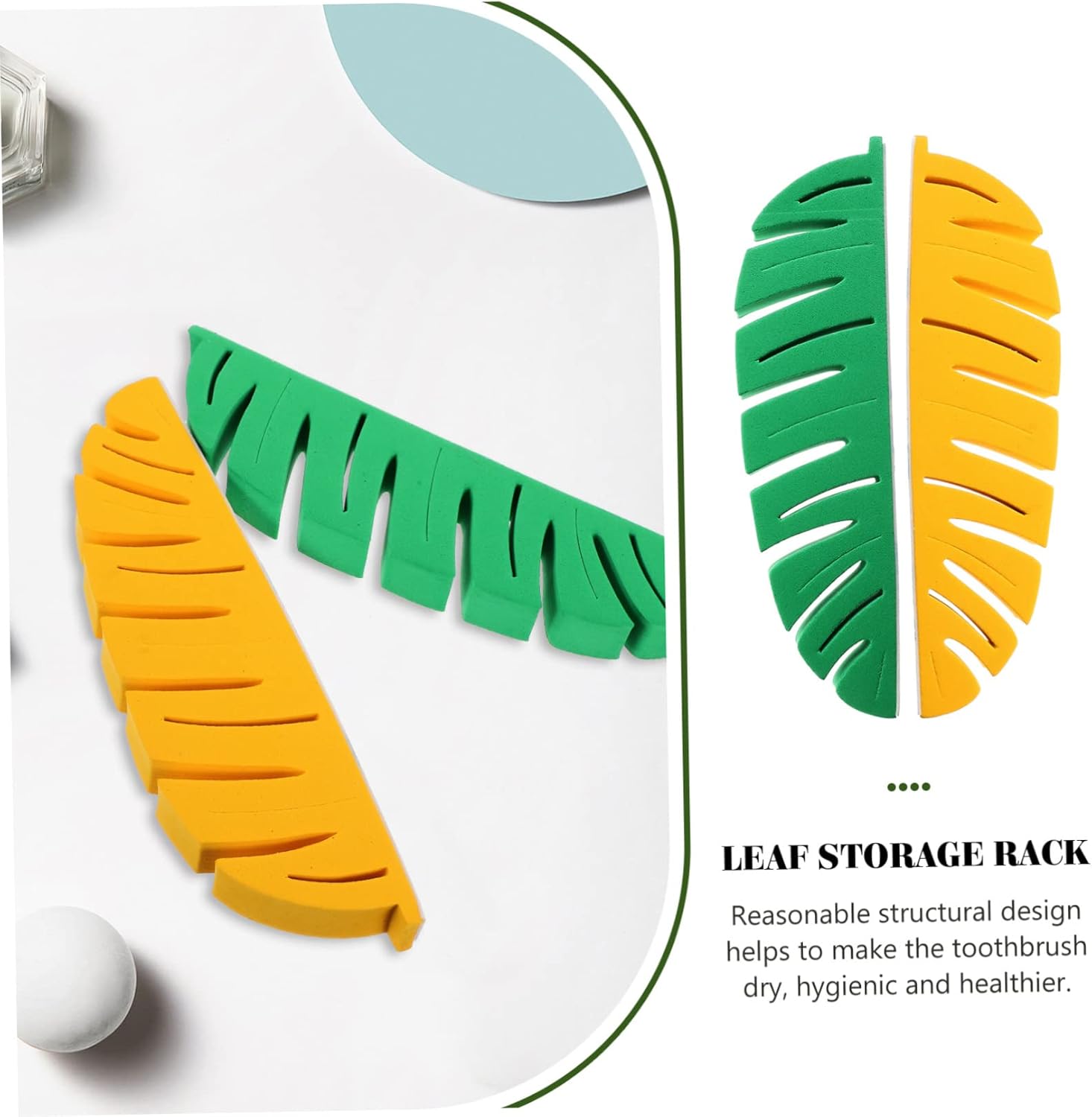 Stylish Dual-Use Wall-Mounted Toothbrush Makeup Organizer
