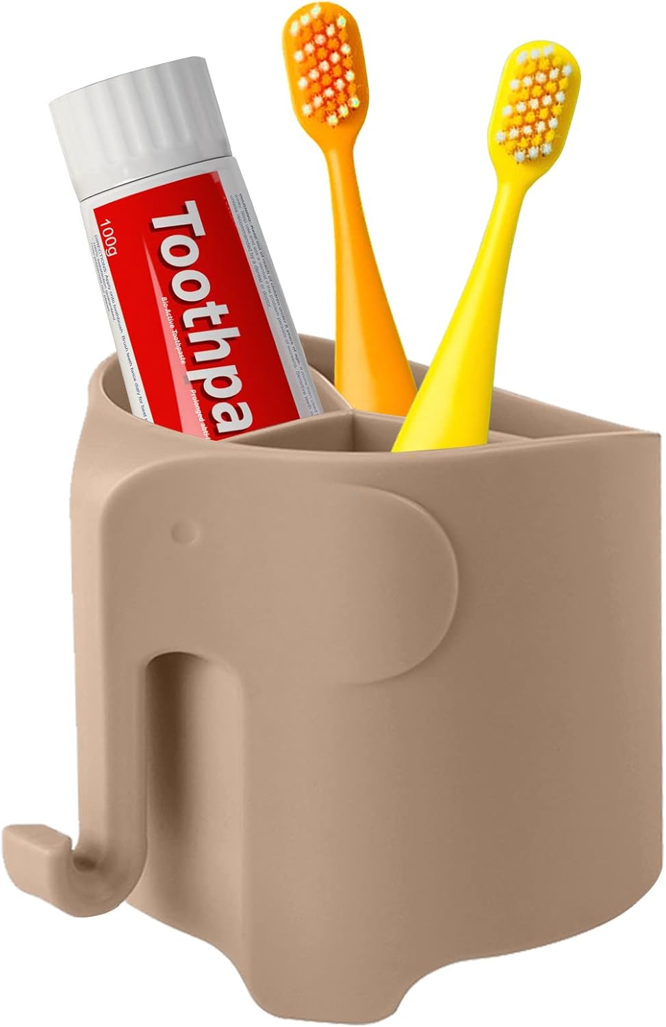 RyanLemon Elephant Toothbrush Holder for Toddlers