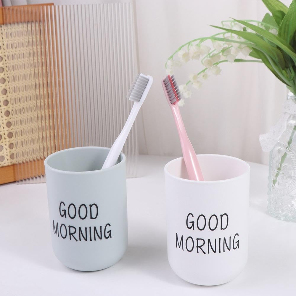 Plastic Toothbrush Holder White