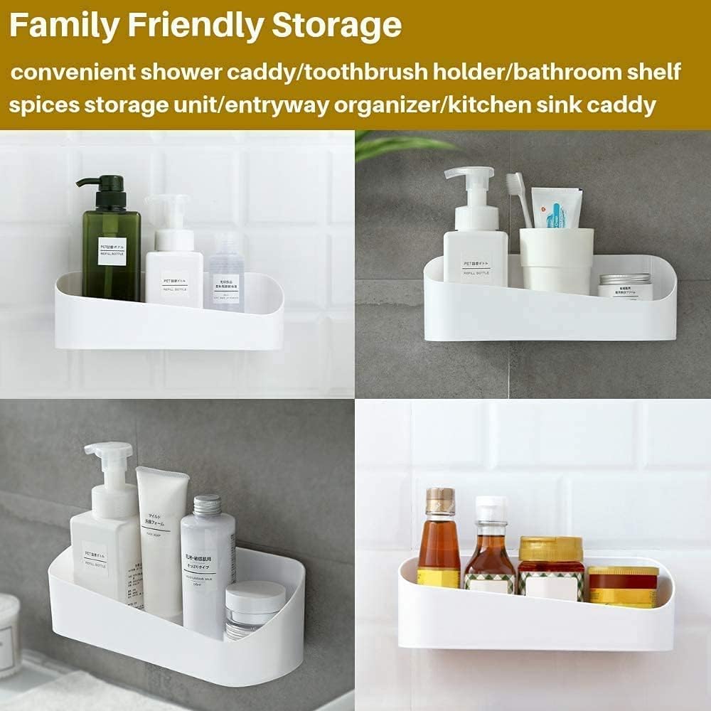 2-Pack Adhesive Bath Organizer