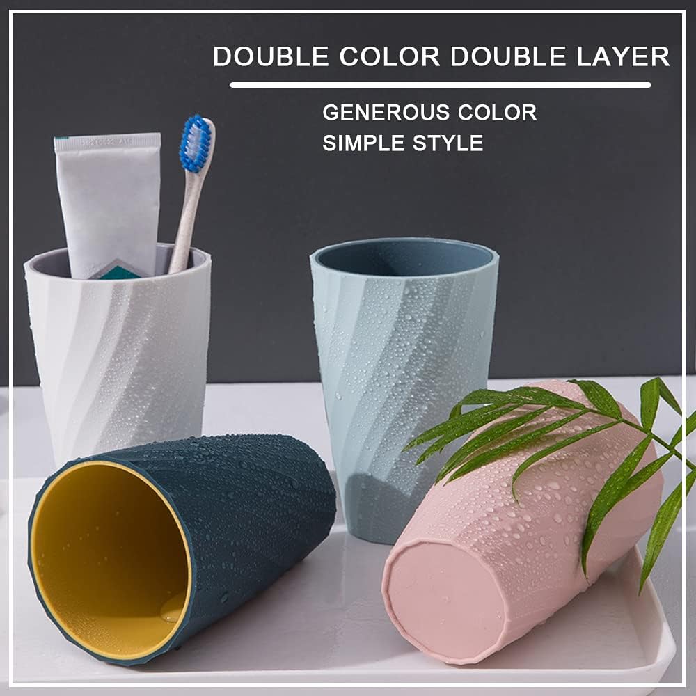 2Pack Unbreakable Toothbrush Cup Holder