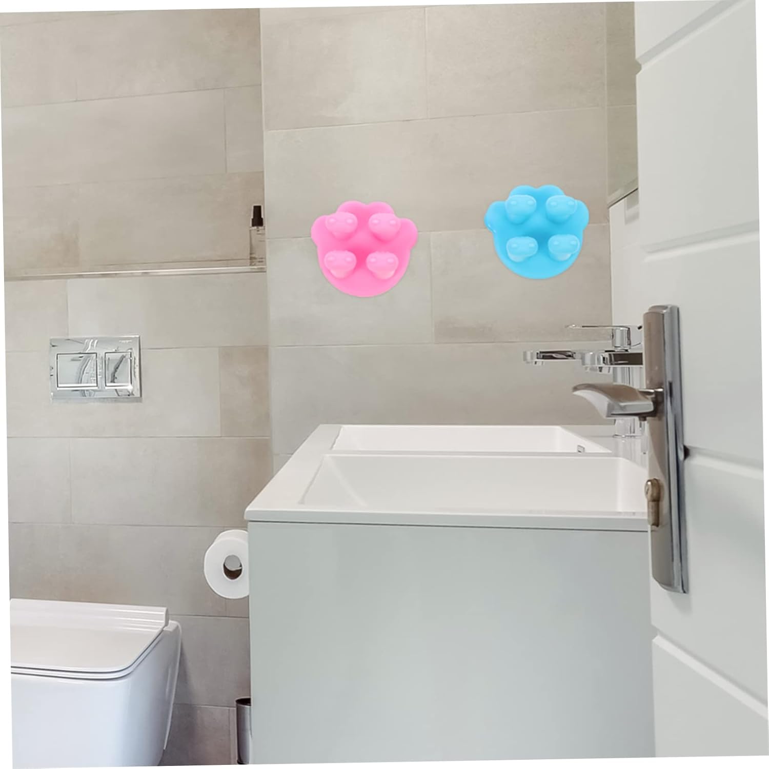 2Pcs Silicone Toothbrush Holders