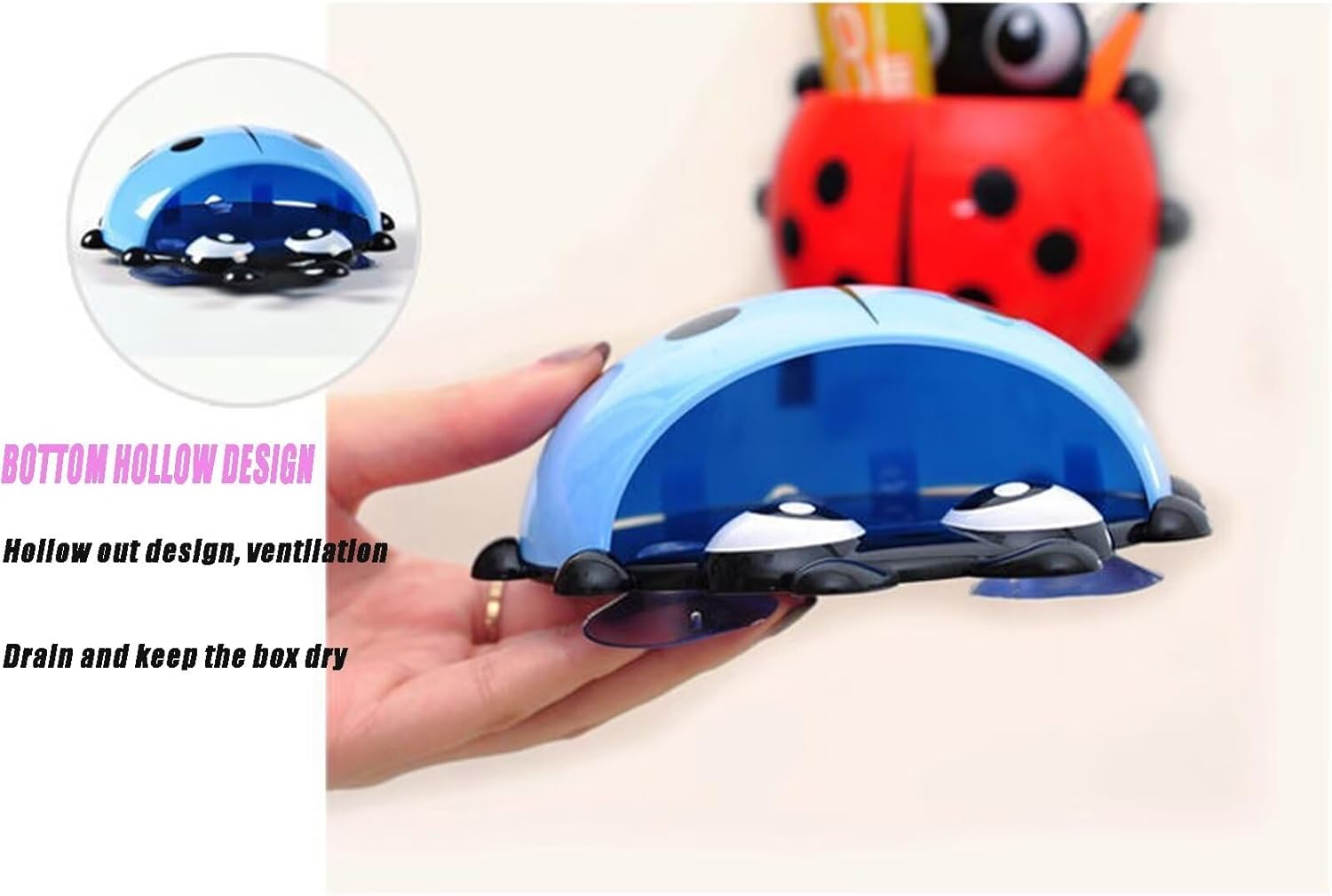 XTAIQD Detachable Toothbrush Holder