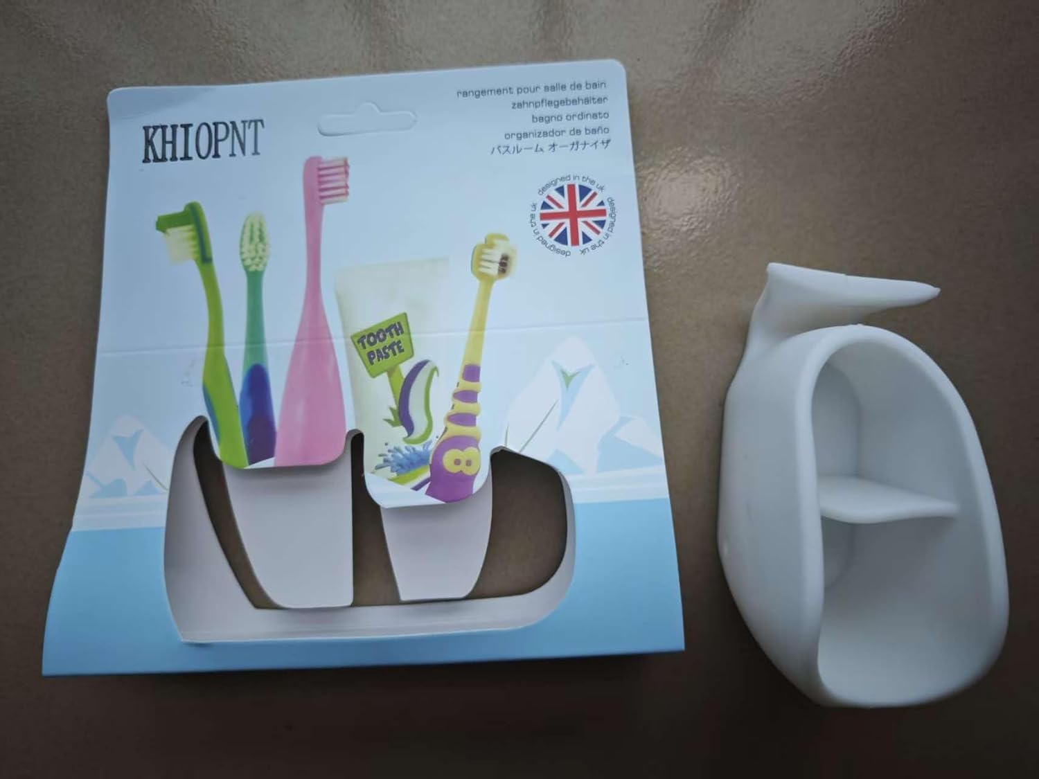 Cute Whale Toothbrush Holder for Kids Silicon Organiser