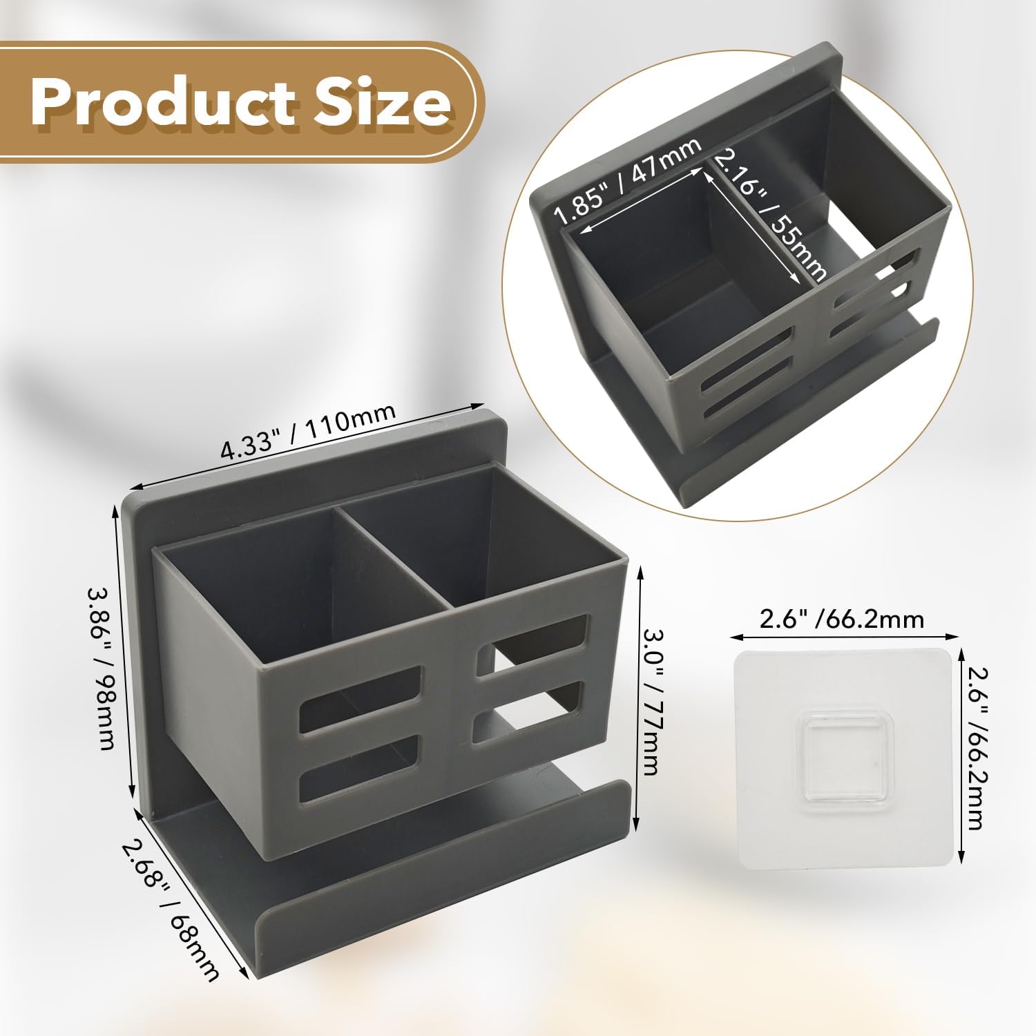 FEHNAG Toothbrush Holder