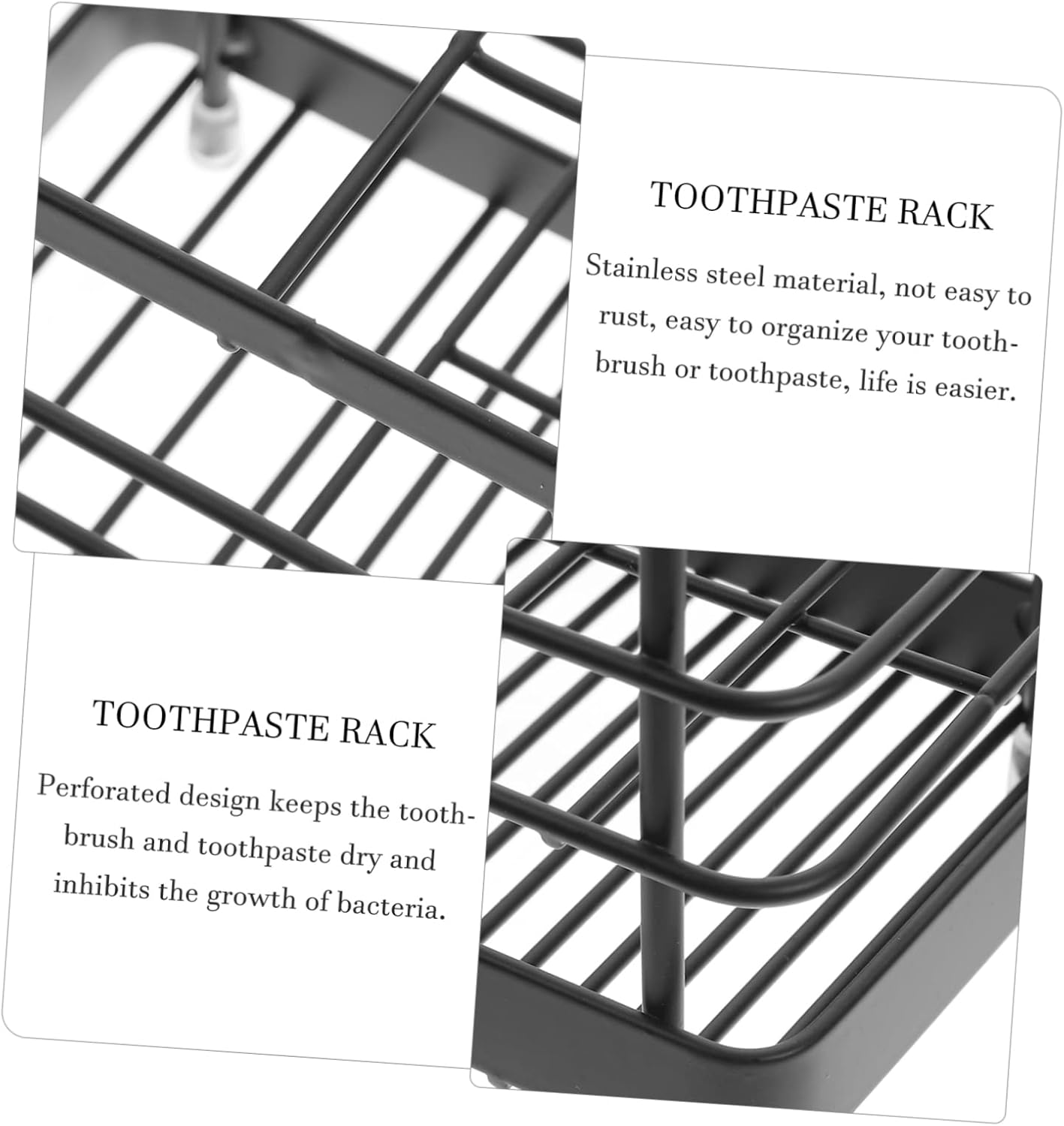 Fixoshee bathroom toothbrush toothpaste holder