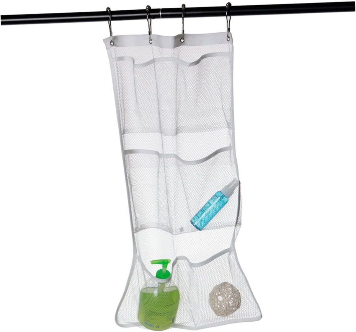 HOOTNEE Mesh Shower Organizer Bag for Bathroom Storage