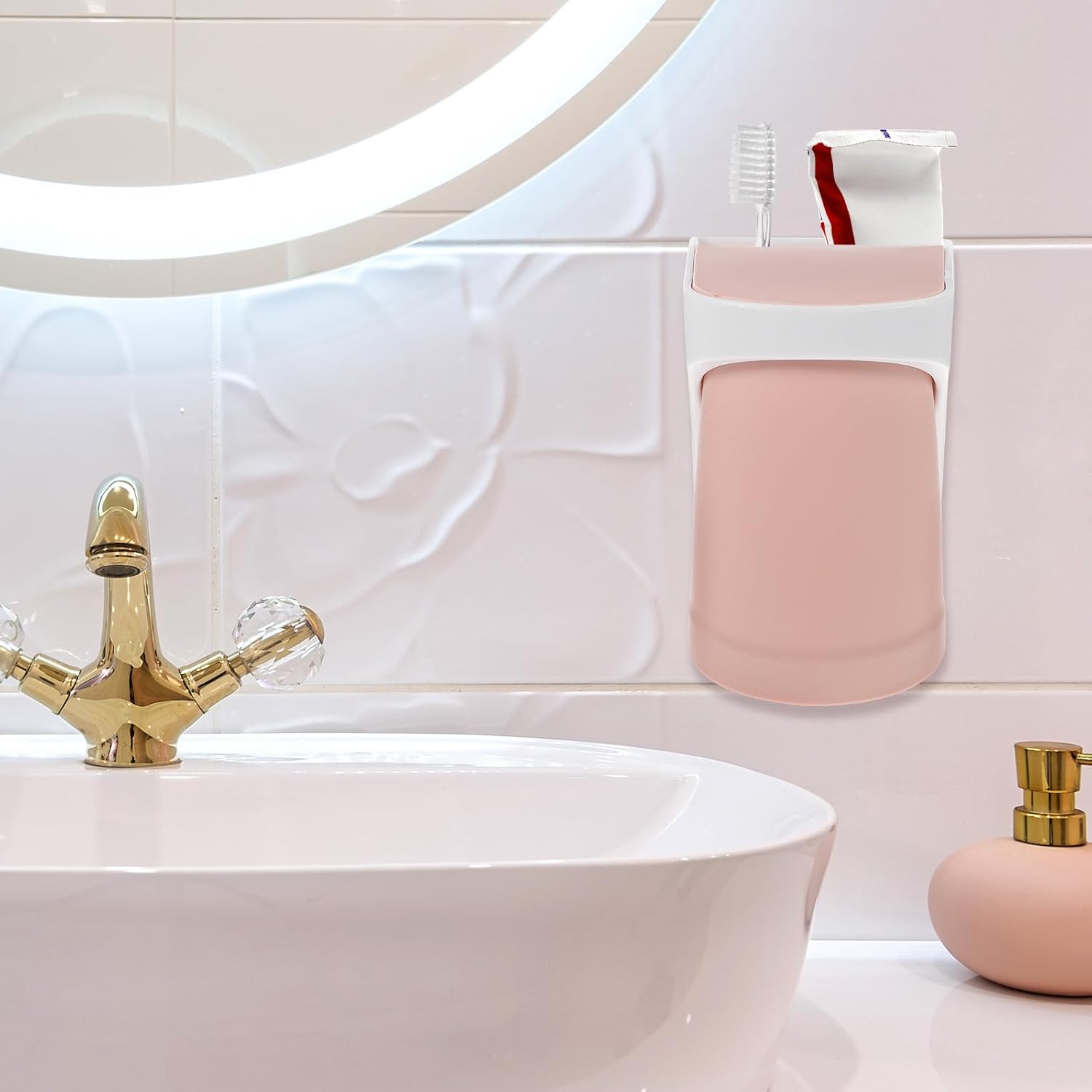 Holibanna Magnetic Toothbrush Holder