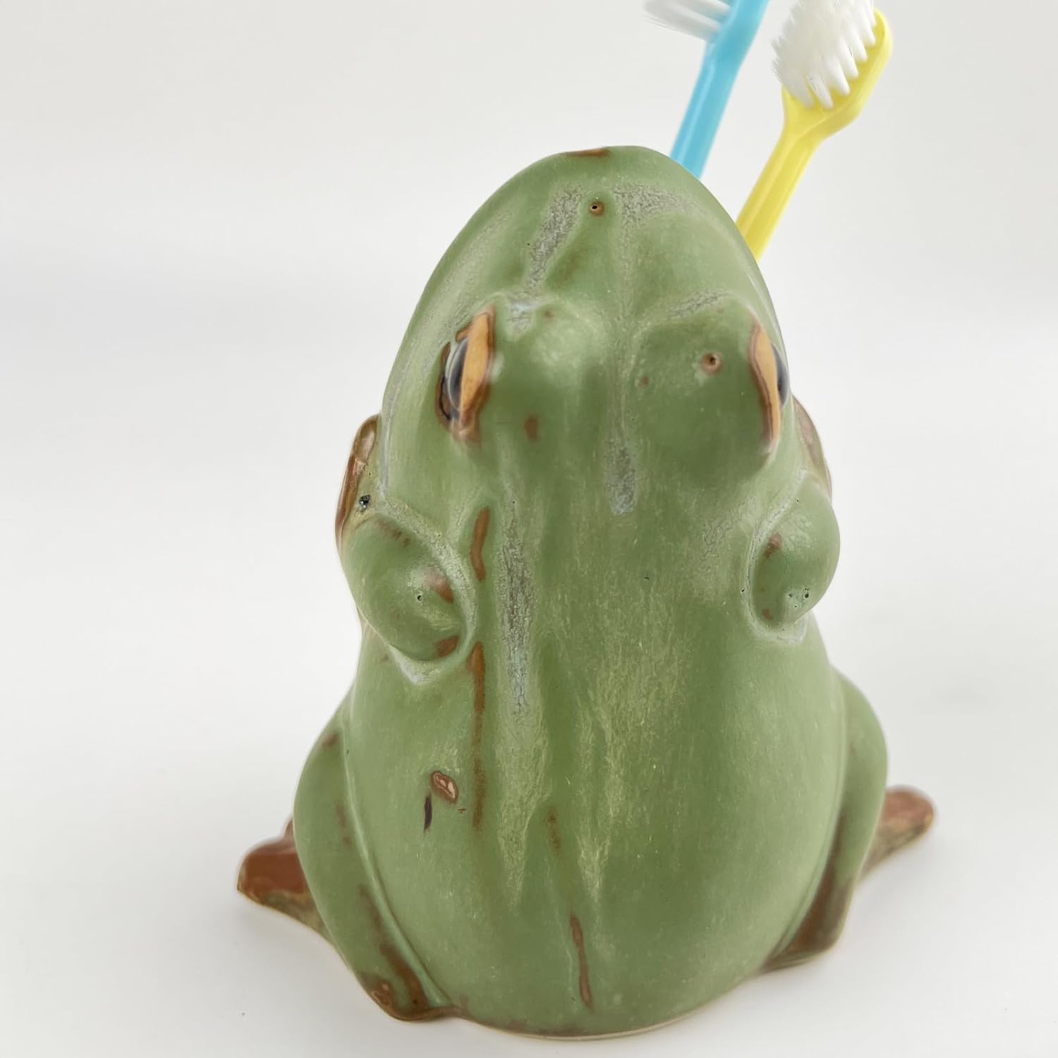 Fridays Frenzy Frog Fun - Kids Toothbrush Holder