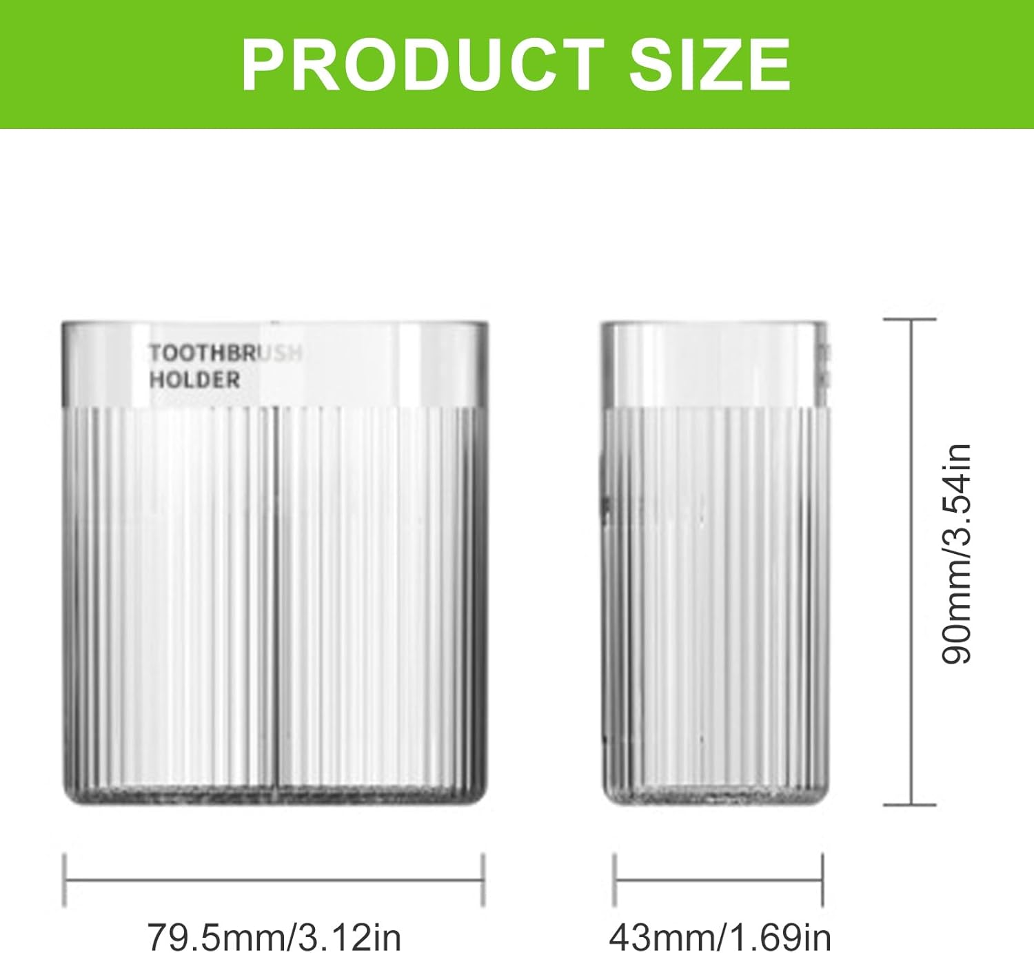 Fast-Attach Electric Toothbrush Holder for Walls YUSHTPO