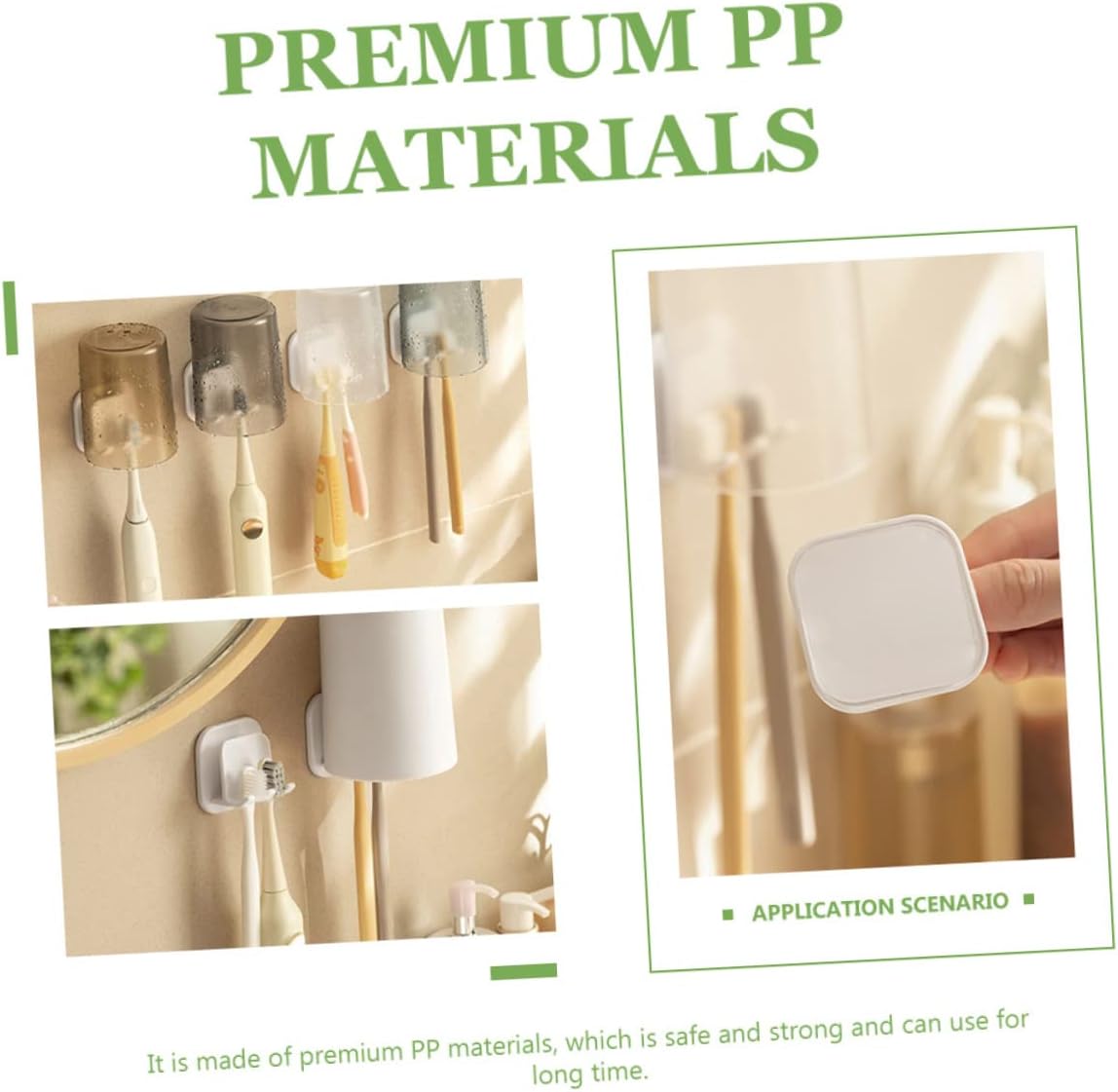 Perfect Space-Saving Toothbrush Holder Set