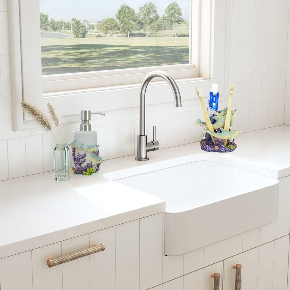 Perfect for Hygiene 3D Dolphin Toothbrush Holder