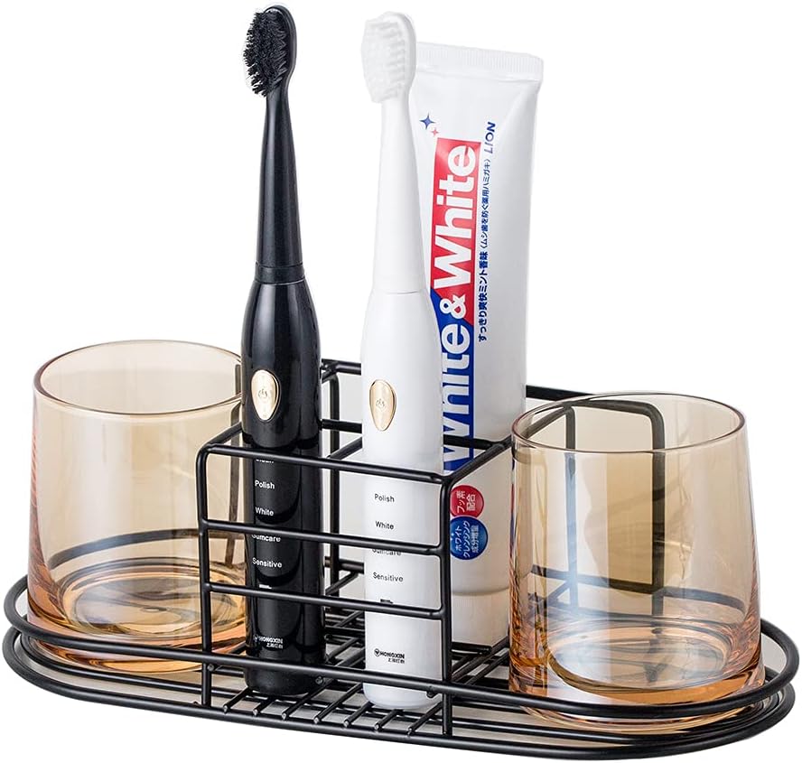 Yishua Electric Toothbrush Holder Stainless Steel Magnetic Wall-Mounted Bathroom Accessory