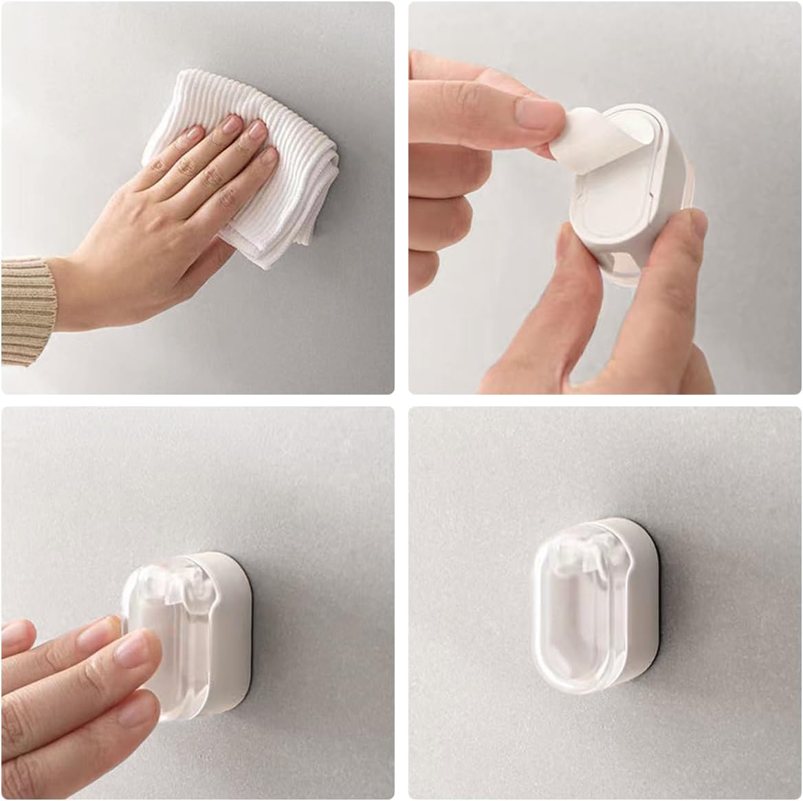 Safe Space-Saving Wall-Mounted Toothbrush Organizer