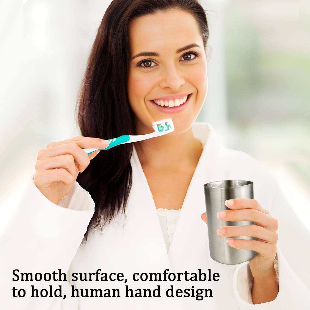 DOERDO Stainless Steel Toothbrush Holder 24x43-inch