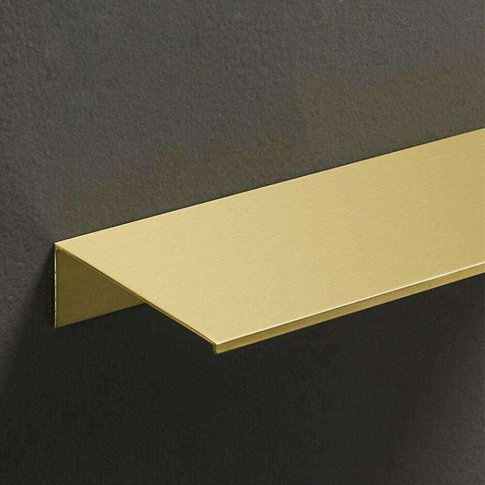Precision-Engineered LKOP Gold Brass Wall-Mounted Bathroom Organizer