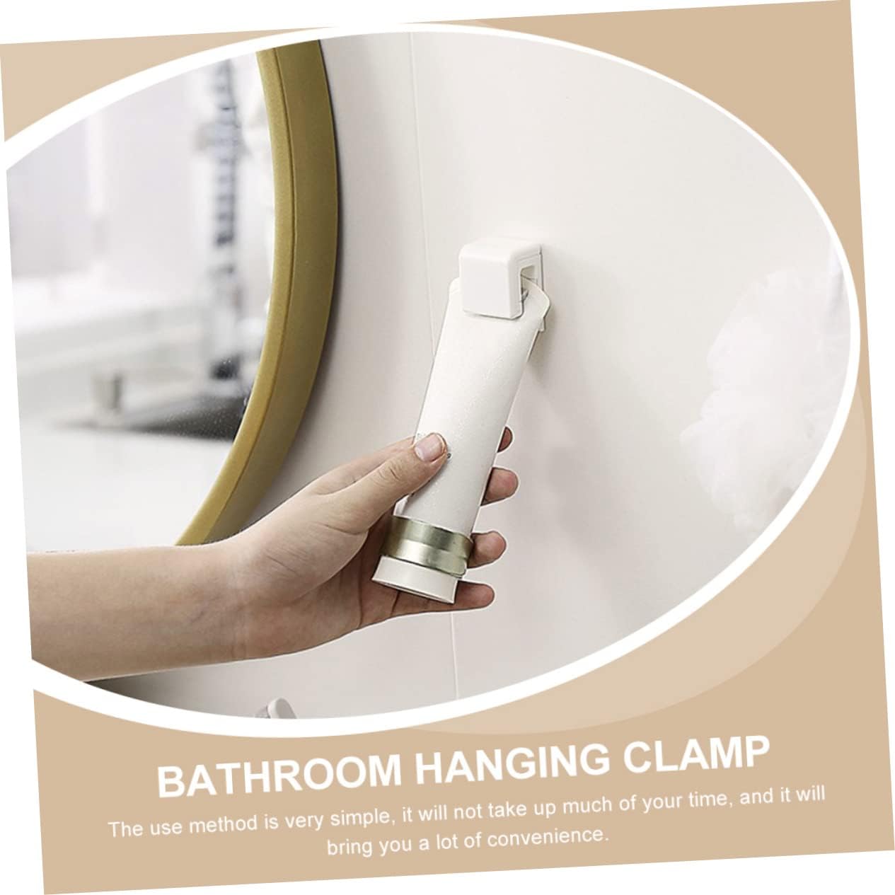 TOPPERFUNBathroom Toothpaste Wall Holder White