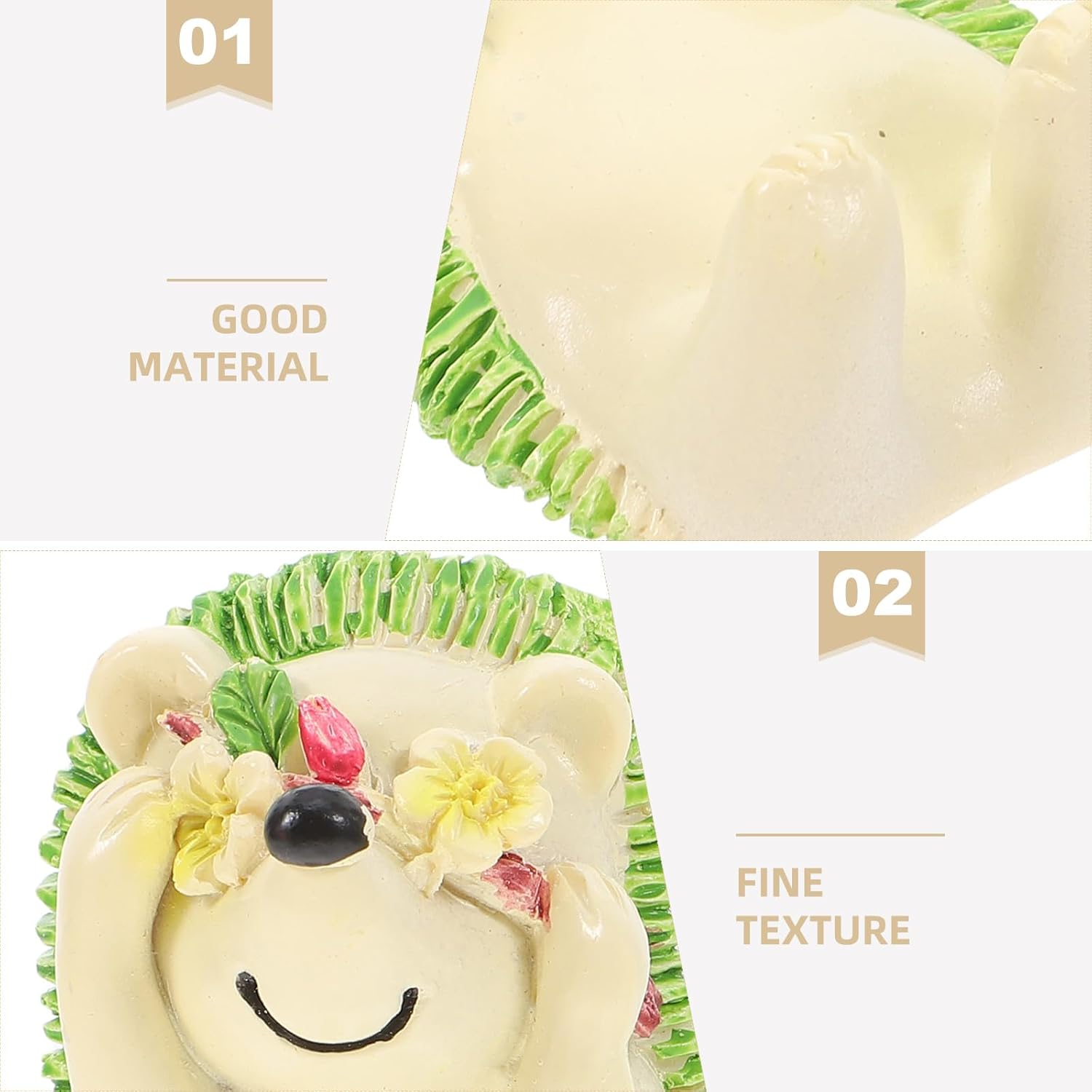 2Pcs Cartoon Hedgehog Toothbrush Holders
