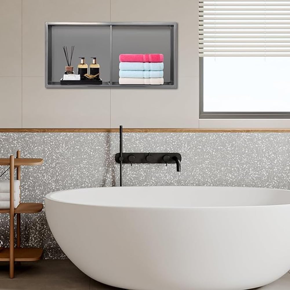 Space-Saving Shower Niche Organizer
