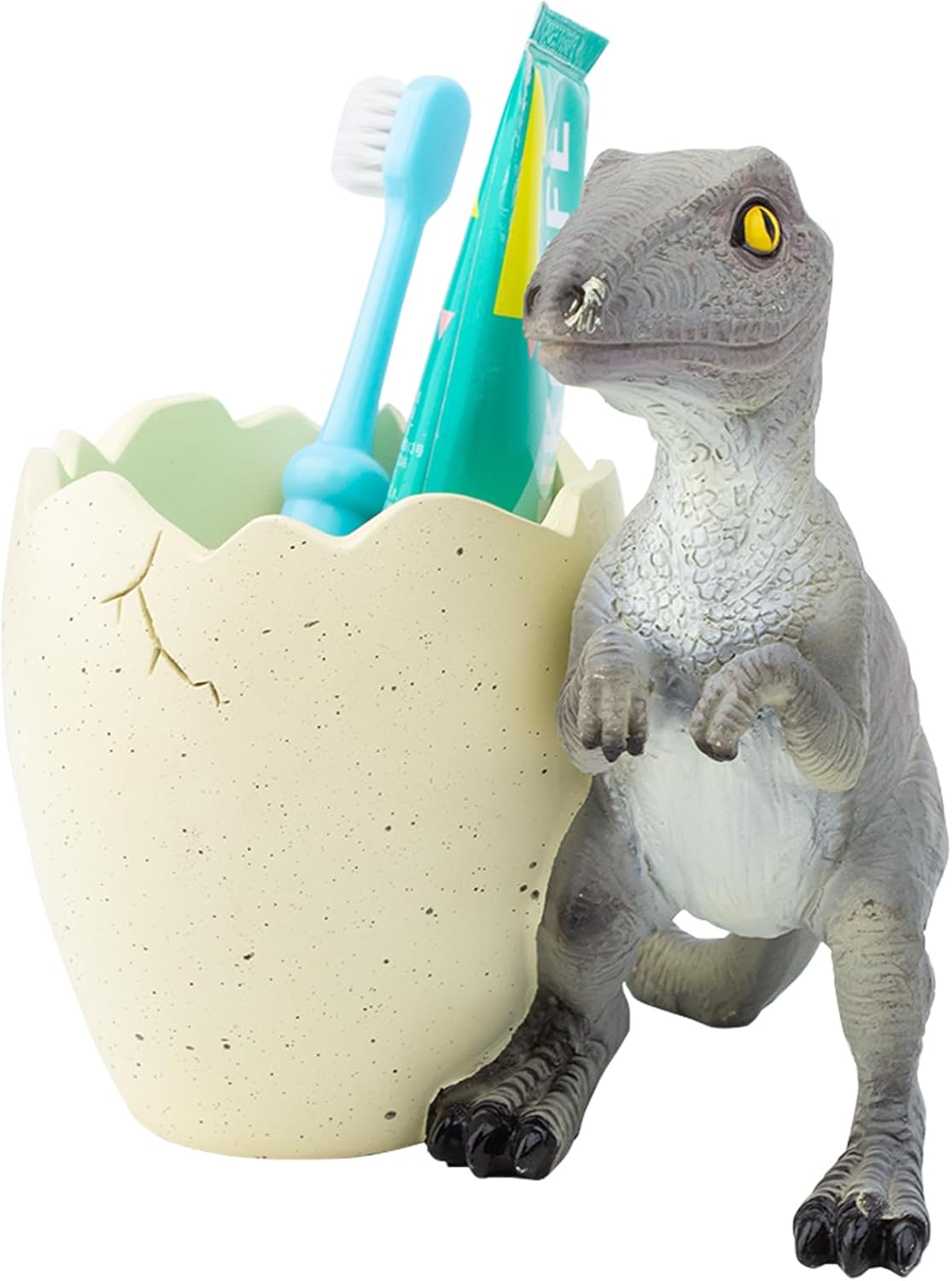 FlidRunest Dinosaur Toothbrush Organizer