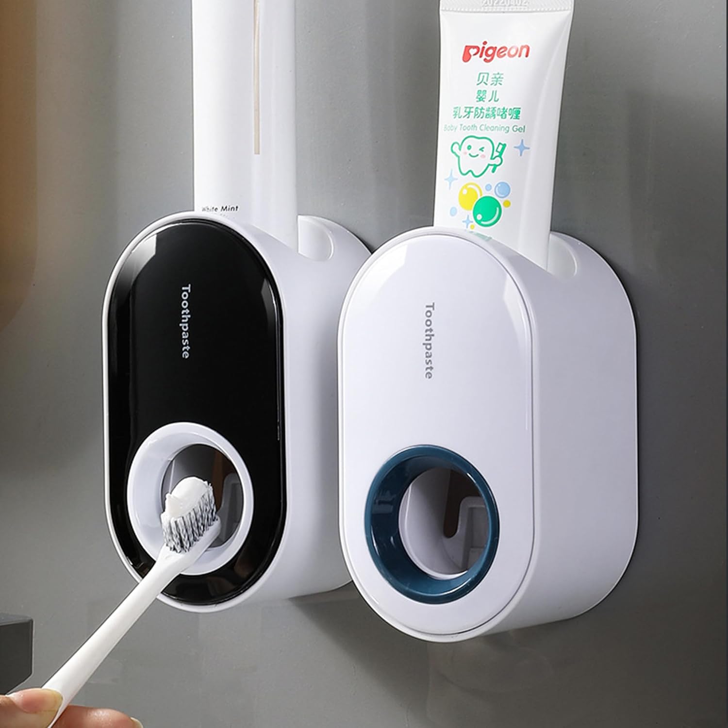 Stainless Steel 3-in-1 Wall-Mounted Oral Care Organizer