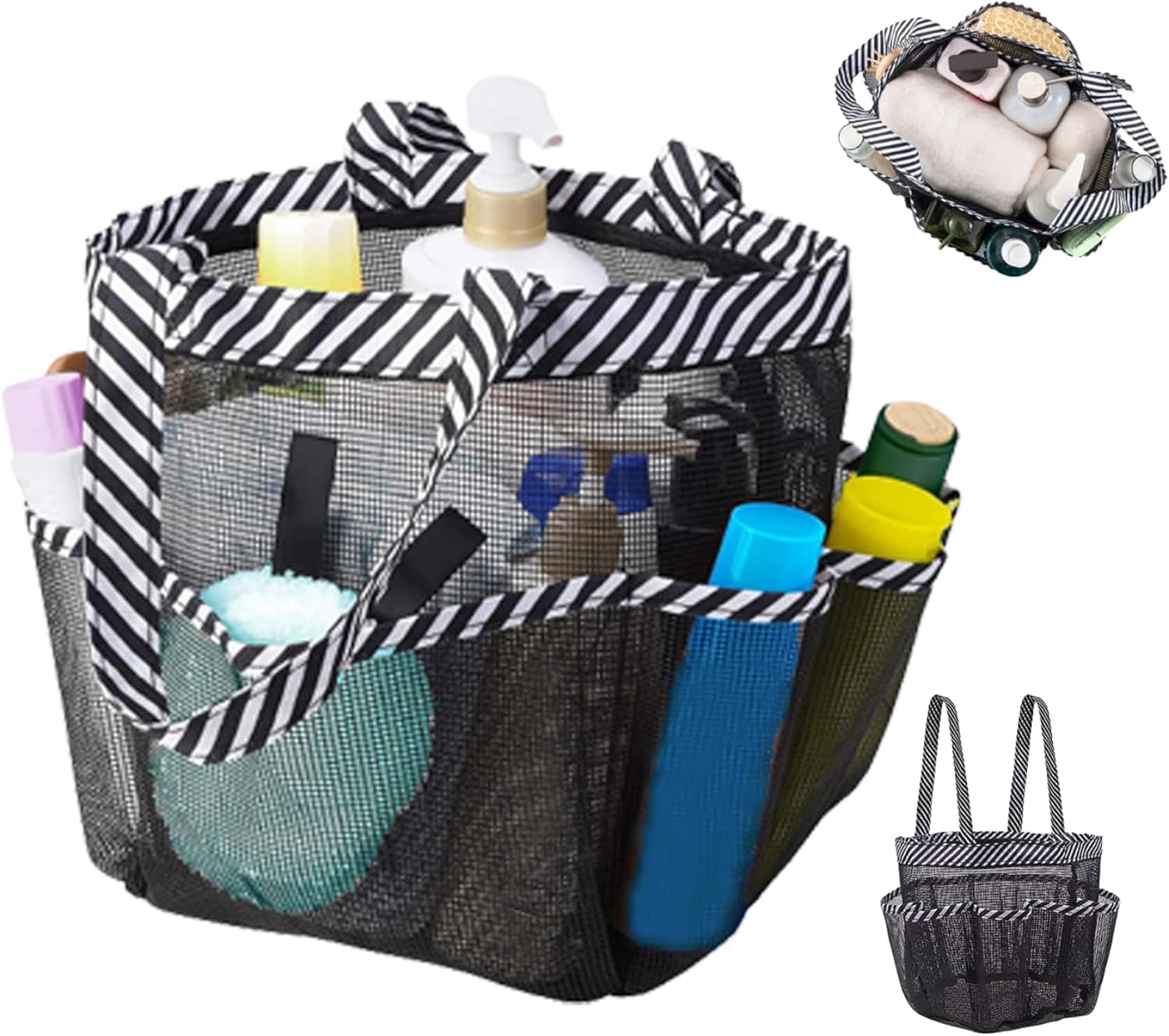 Jorzer Mesh Shower Caddy Portable Bathroom Organizer