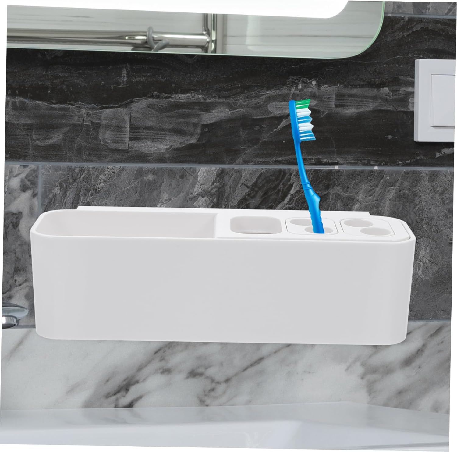 Modern Wall-Mounted Toothbrush Holder
