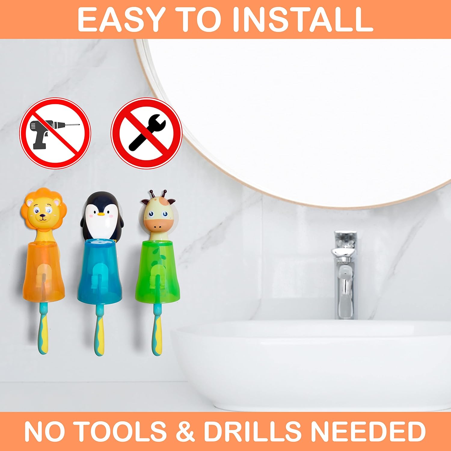 Giraffe Kids Toothbrush Holder