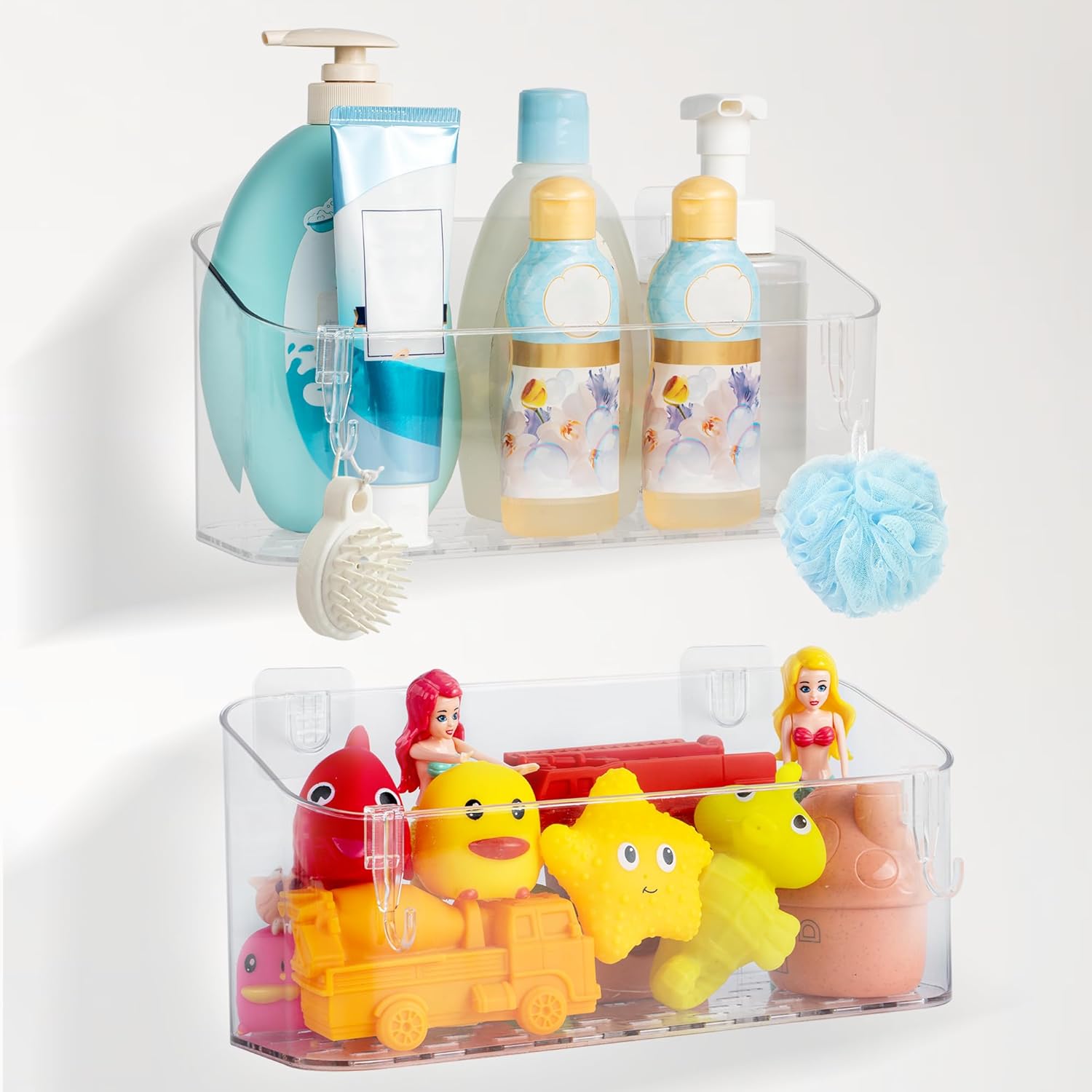 MUMUQ Bath Toy Storage Caddy for Babies