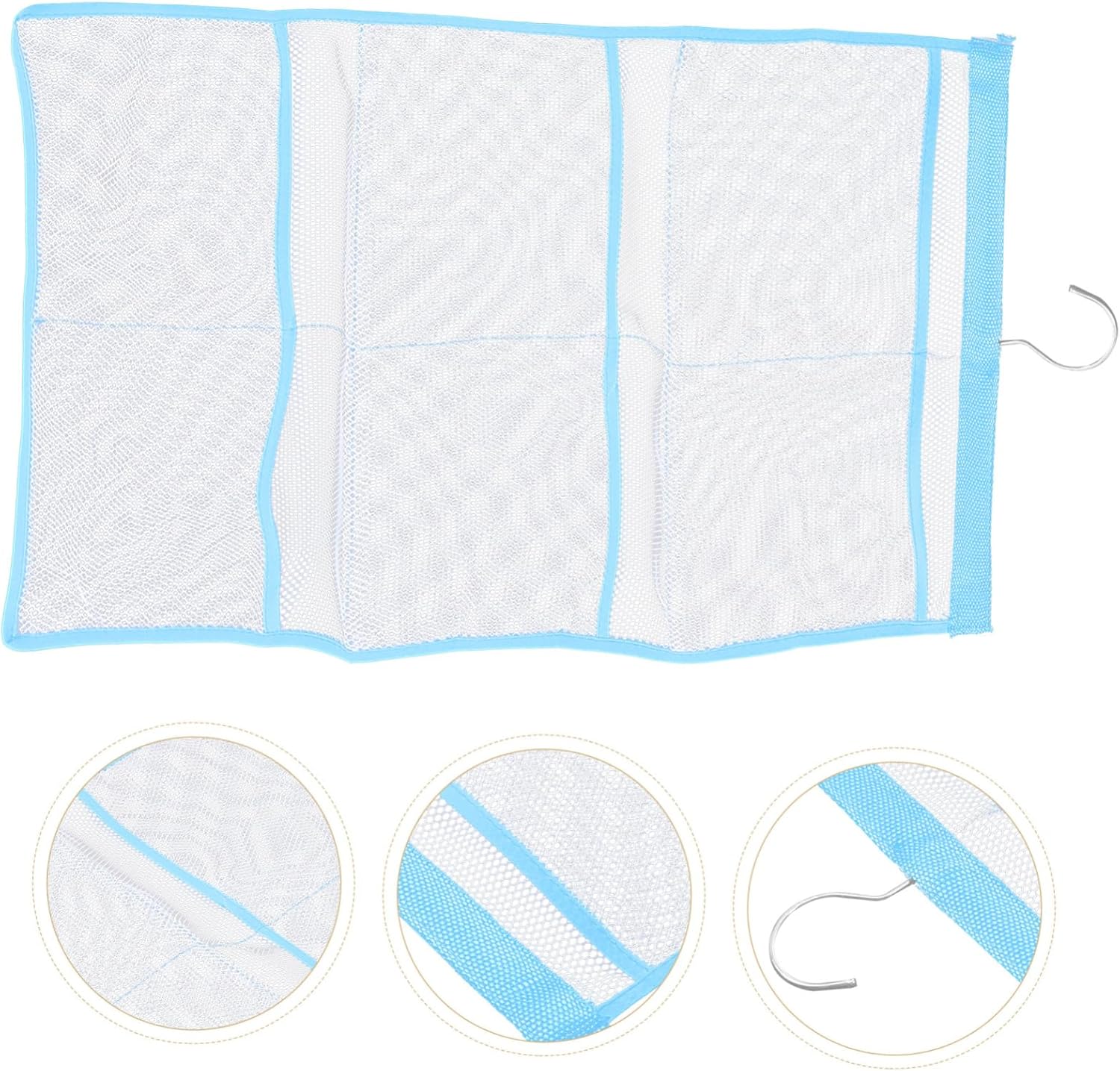 Space-Saving Mesh Organizer for Quick-Drying Showers