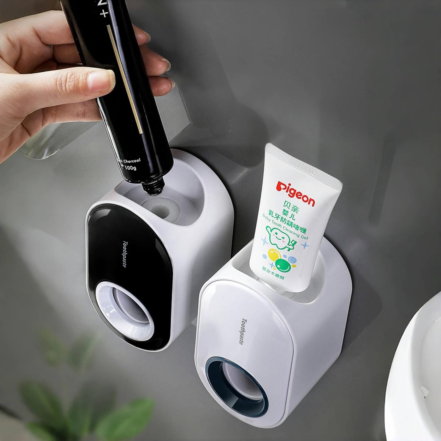 Stainless Steel 3-in-1 Wall-Mounted Oral Care Organizer