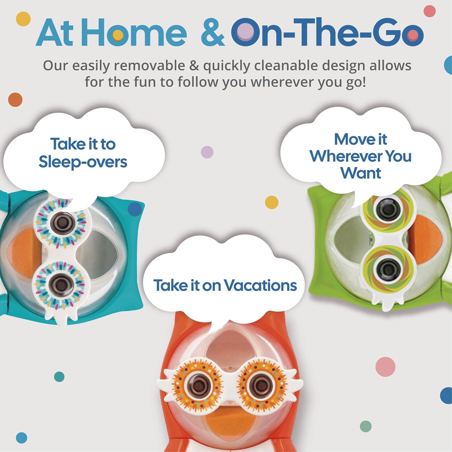 Flipper Owl Toothbrush Cover - Makes Brushing Fun for Kids